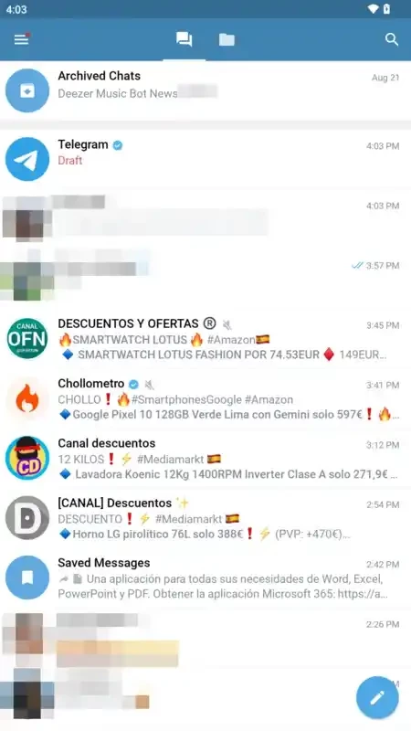 Telegram X — 截圖 1