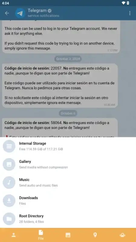 Telegram X — 截圖 6
